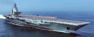 Chinesischer Flugzeugträger "Fujian" bei Erprobungsfahrten. Foto: Staatl. Medien