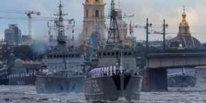 Petersburger Parade Sommer 2022. Foto: Staatl. Medien Moskau