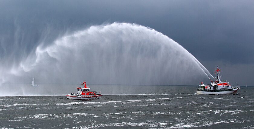 In action on the Day of the Sea Rescuers. Photo: DGzRS