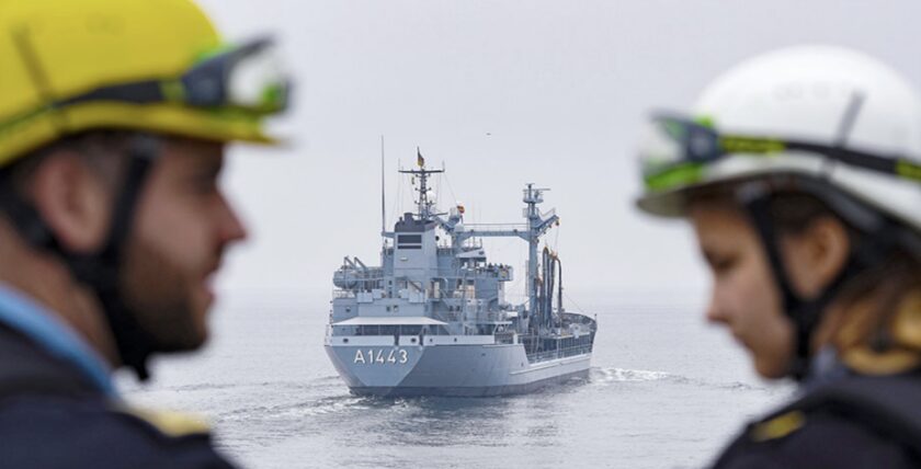 Return of the Rhön fuel transporter, photo: Bw/Leon Rodewald
