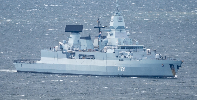 Fregatte "Hessen" am 27. September. 2024, Foto: Michael Nitz