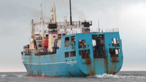 Russisches „Forschungsschiff“ „Akademik Aleksandr Karpinski“ in der Ostsee. Quelle: NDR