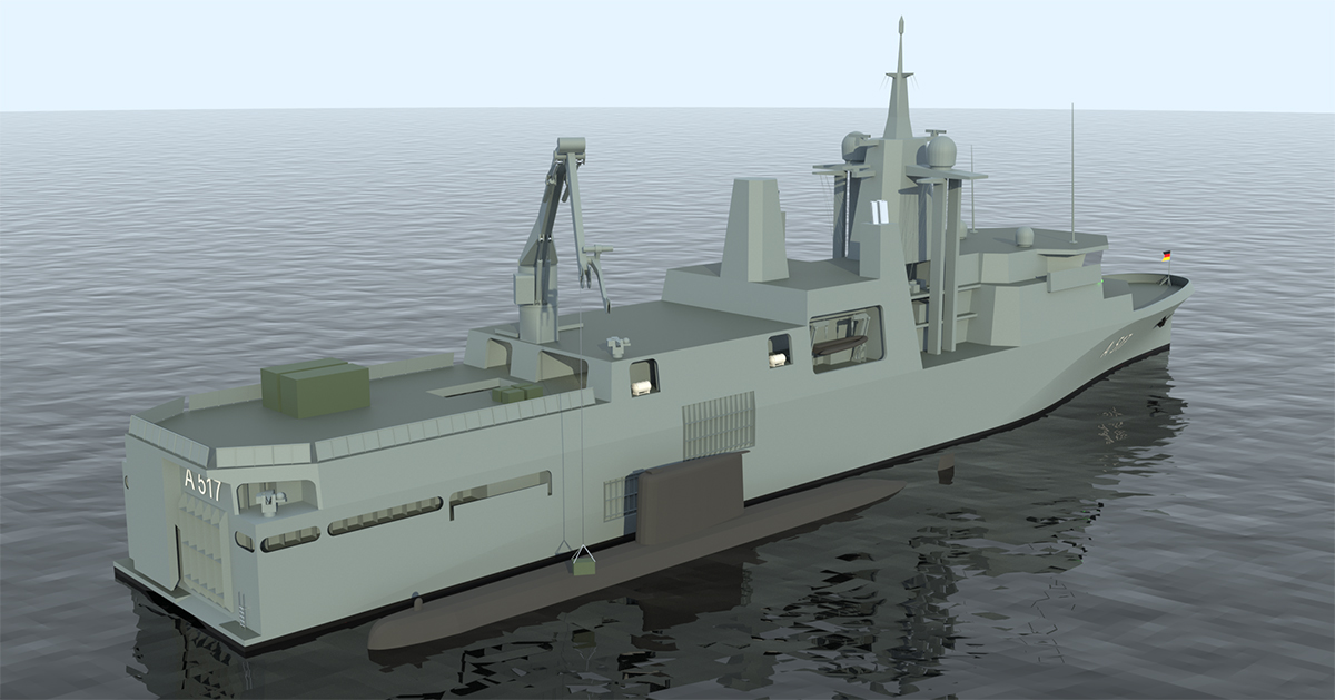 Zukünftig muss die MittlereUnterstützungseinheit umfangreichen militärischen Anforderungen genügen, Grafik: BAAINBw