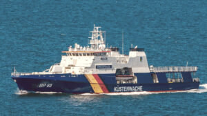 Einsatzboot „Bad Düben“ (BP83) der Potsdam-Klasse. Foto: Michael Nitz