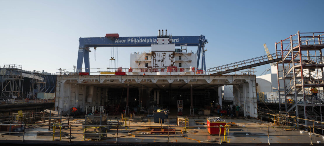 Philly Shipyard vor der Übernahme durch Hanwha-Ocean. Foto: Philly Shipyard