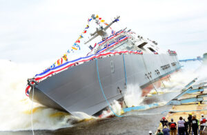 Als die Little Rockam 18. Juli 2015 vom Stapel lief, stand das LCS-Konzept bereits in der Kritik, Foto: US Navy