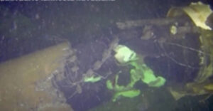 Schadstelle der Pipeline Balticconnector, Foto: National Board of Investigation Finland