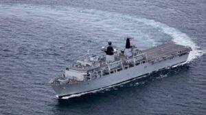 HMS „Albion“ in besseren Zeiten. Foto: Royal Navy