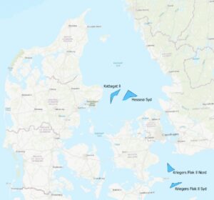 Dänische Windkraft-Pläne in der Ostsee. Foto: Danish Energy Agency
