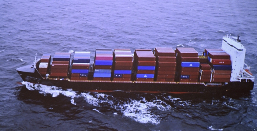 Vermutlich hat die NewNew Polar Bear die Pipeline beschädigt und dabei einen Anker verloren, Foto: Finnish Borderguard/H.Saukkomaa