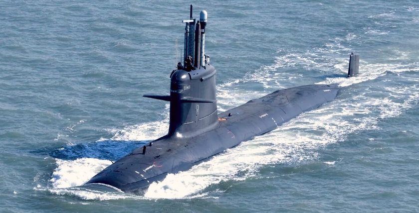 INS VAGIR, Scorpène submarine for India, photo: Indian Navy