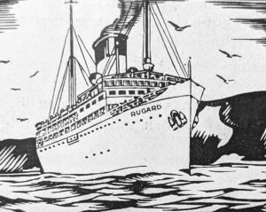 Zeitgenössische Zeichnungder Rugard