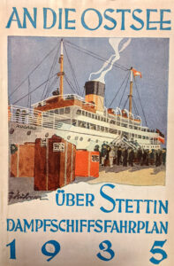 Fahrplan der Rugardaus dem Jahr 1935