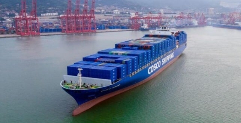 COSCO Shipping on the list of banned "Chinese military companies" for the first time. Photo: COSCO