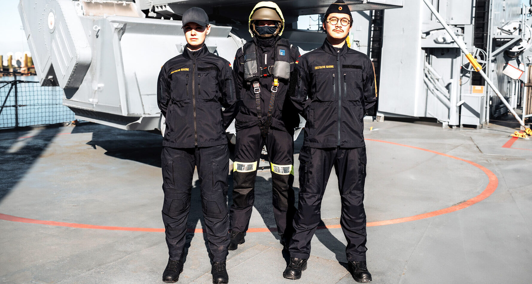 Bord- und Gefechtsanzug mit PYRAD-Technologie für Flammschutz. Foto: Gore-Tex