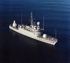 Patrouillenboot Abdul Aziz derAl-Sadiq-Klasse im Sommer 1981, Foto: US Navy