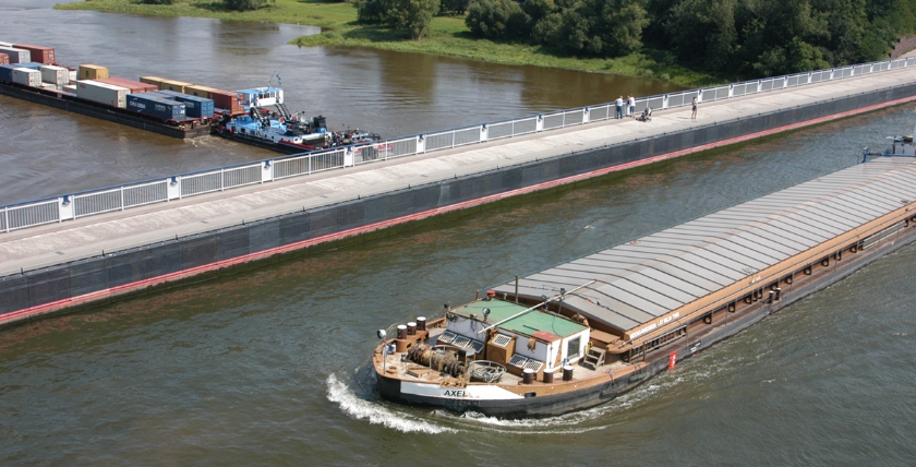 Magdeburg waterway junction. Picture: WSV