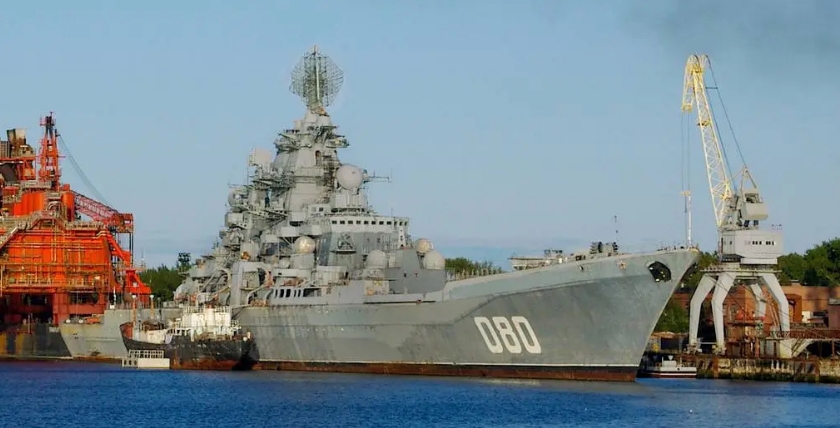 Russischer Schlachtkreuzer „Admiral Nakhimov“, Foto: Staatl. Medien