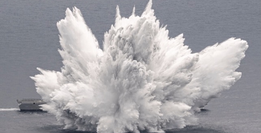 Ansprengung Courbet, Foto: Marine Nationale