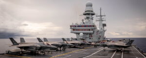 F-35B auf dem Flugdeck der "Cavour". Foto: Marina Militare