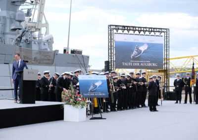 Taufe der Augsburg. Marienmusikkorps Kiel Foto: hsc