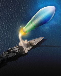 Die hyperschallschnelle Abfangrakete GPI soll nach 2032 auf den Asev- Schiffen eingeführt werden, Grafik: Raytheon
