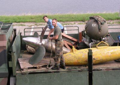 Reste vom Manöver, Foto: Bw/ Hans-Georg Paulinius