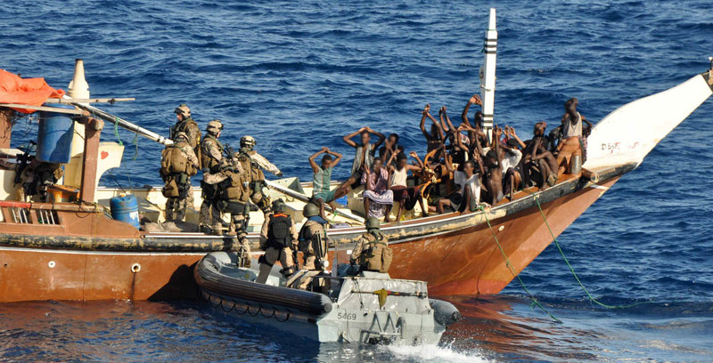 Vor der langen Küstenlinie des afrikanischen Kontinents gestaltet sich die Bekämpfung von Piraten schwierig. Foto: Bw/Toni Bors