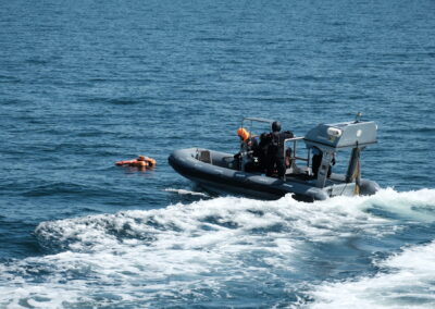 Seenotrettungsübung Magdeburg, Foto:hsc