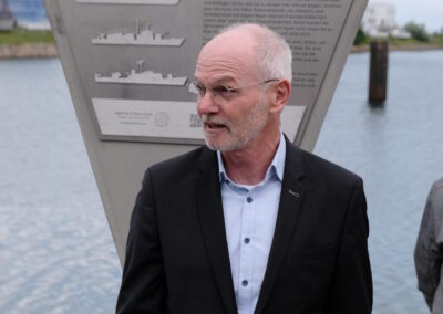 Bürgermeister Stoll bei seiner Ansprache, Foto: HS