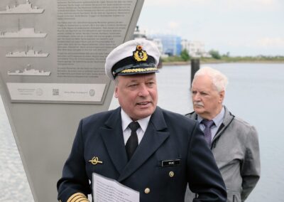Kapitän zur See Joachim Brune, Vertreter des Marinekommandos, Foto: HS