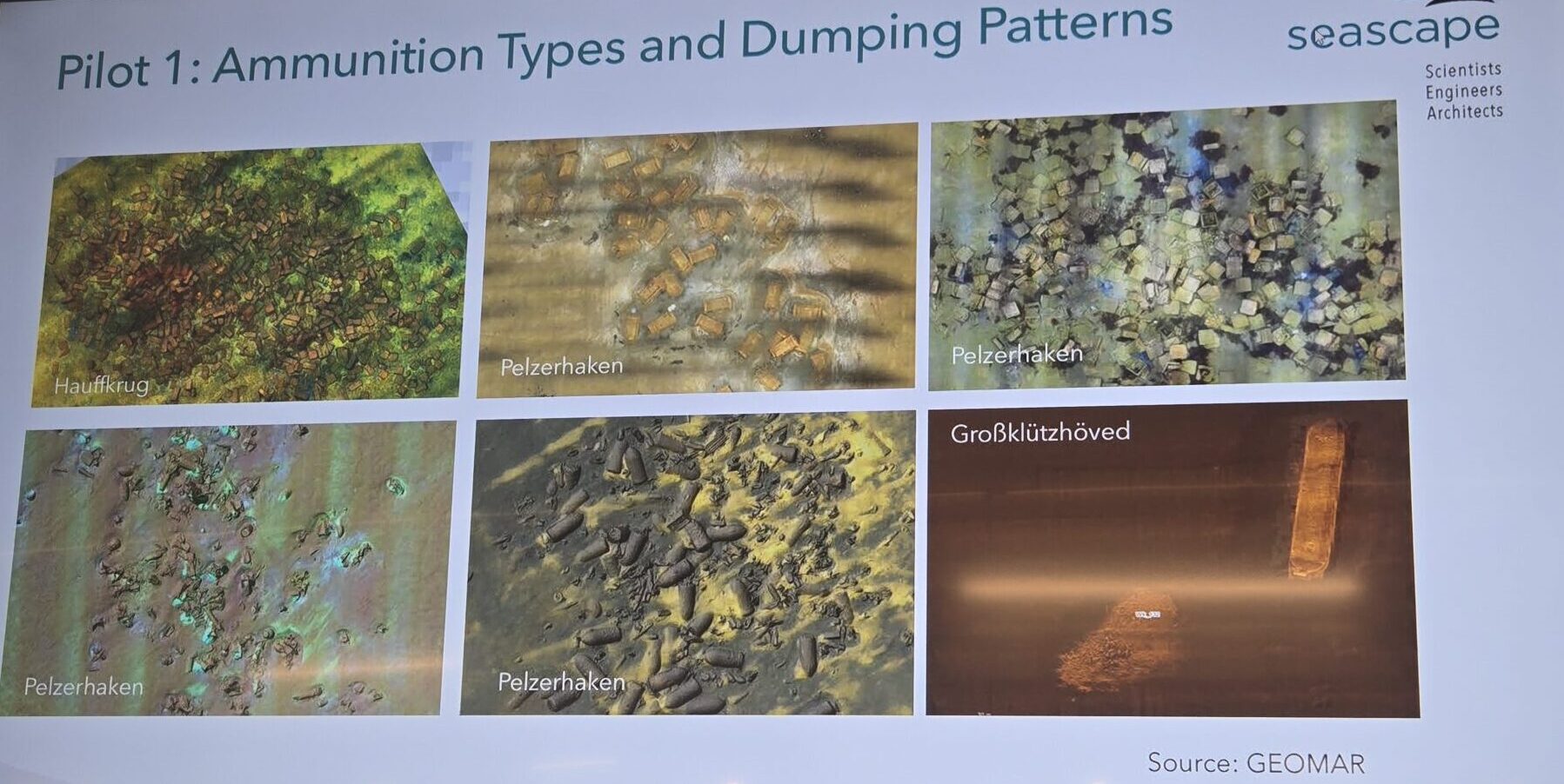 Verschiedene Munitionsarten wurden in Nord- und Ostsee 'vernichtet'. Foto: hum