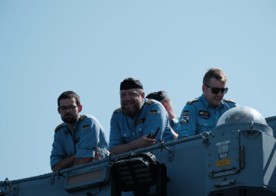 Besatzung Korvette "Magdeburg": Entspannt zeigen was man kann. Foto: hsc