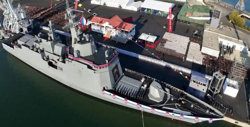 Nordkoreanischer Zerstörer „Choe Hyon“. Foto: Staatl. Medien