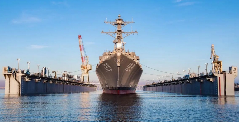 Stapellauf USS Jeremiah Denton, Foto: Huntington Ingalls