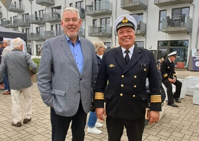 Holger Schlüter in Olpenitz vor Ort