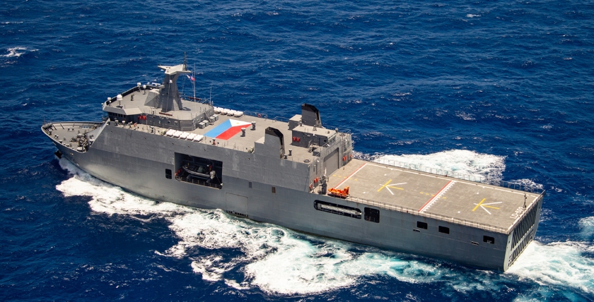 Philippinische Davao Del Sur während Rimpac 2018, Foto: US Navy/Arthurgwain L. Marquez