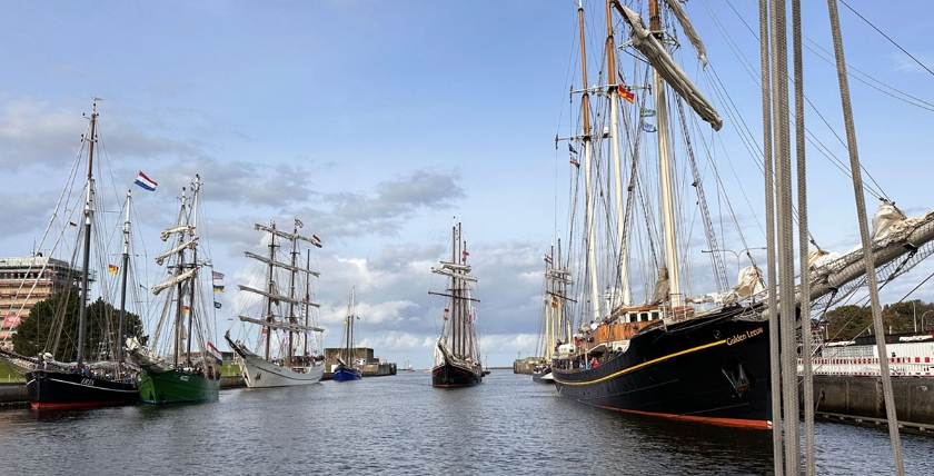 Traditionssegler 2023 beim Wilhelmshaven-Sailing-Cup. Bild: kdk