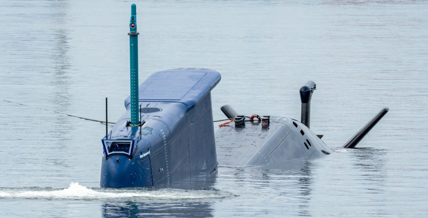 Werfterprobung und statischer Tauchtest. Foto: Michae Nitz