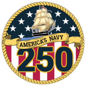 Logo der 250-Jahrfeier der US Navy, Grafik: US Navy