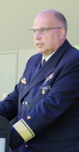 Flottillenadmiral Dirk Gärtner beim Bremer Dialog 2025