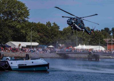 Marinehubschrauber in Aktion Foto: Daniel Angres