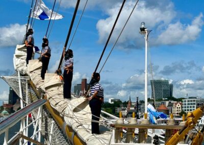 Das argentinische Segelschulschiff "Libertad" in Hamburg, Foto: Herold