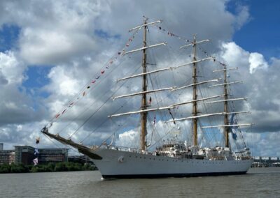 Das argentinische Segelschulschiff "Libertad" in Hamburg, Foto: Herold