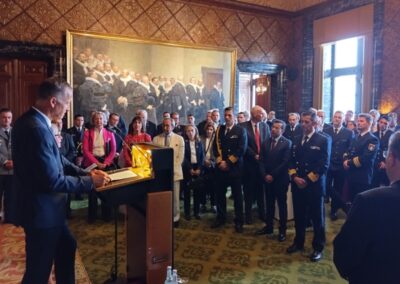 Empfang im Rathaus, Foto: hsc