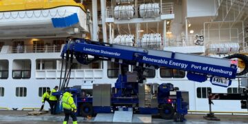 Landstrom Cruise Center-Steinwerder. Bild: Cruise Gate Hamburg (CGH)