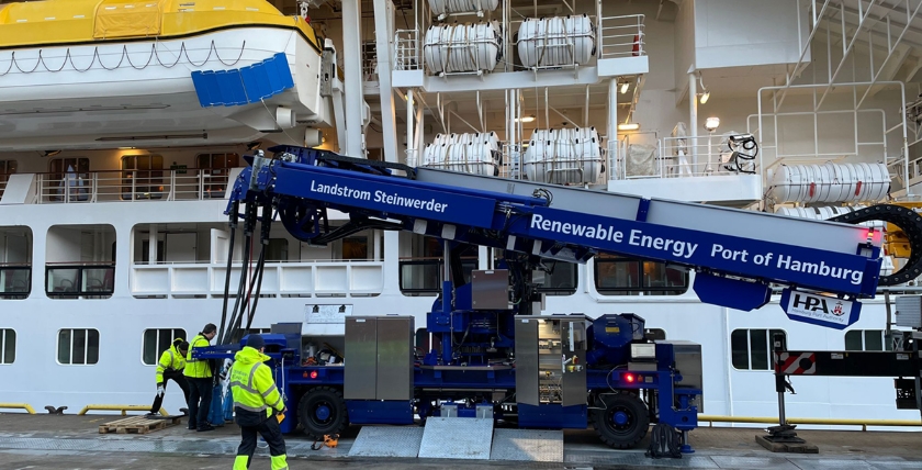 Landstrom Cruise Center-Steinwerder. Bild: Cruise Gate Hamburg (CGH)