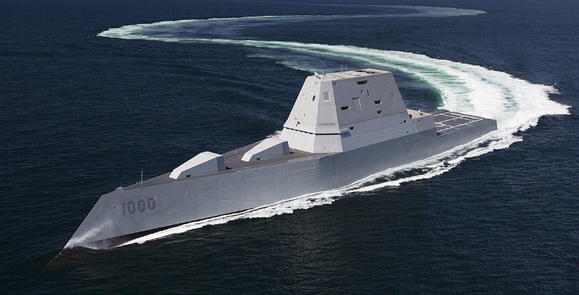USS ZUMWALT im April 2016. Bild: National Museum of the U.S. Navy
