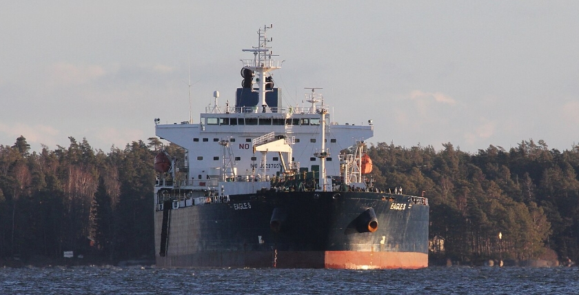 Rohöltanker EAGLE S am 31.12.2024. Bild: Htm, CC BY-SA 4.0