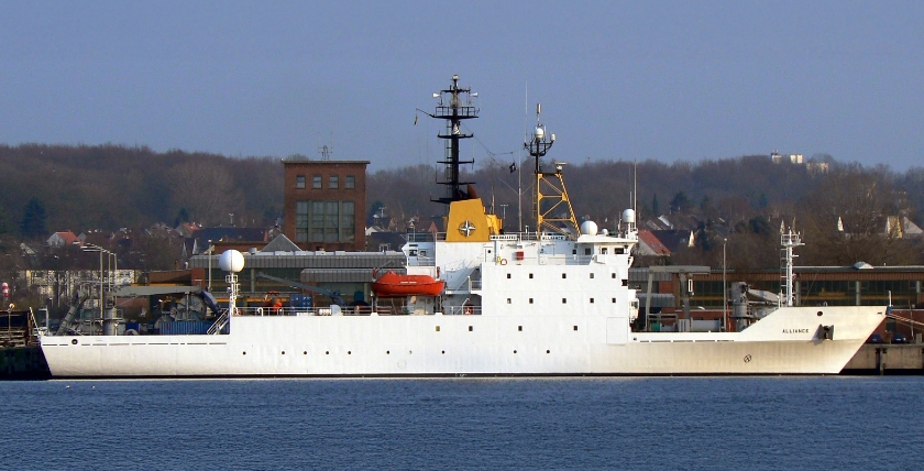 Wehrforschungsschiff „Alliance“ 2008 in Kiel. Bild: VollwertBIT, CC BY-SA 3.0